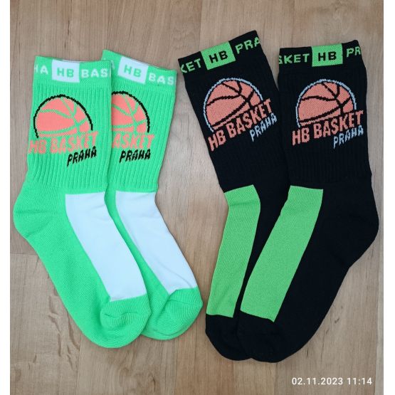 HB ponožky světlé/tmavé k dresům 